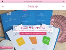 Tablet Screenshot of beautycafe.com